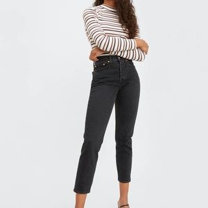 Levi’s Black Wedgie Straight Jeans